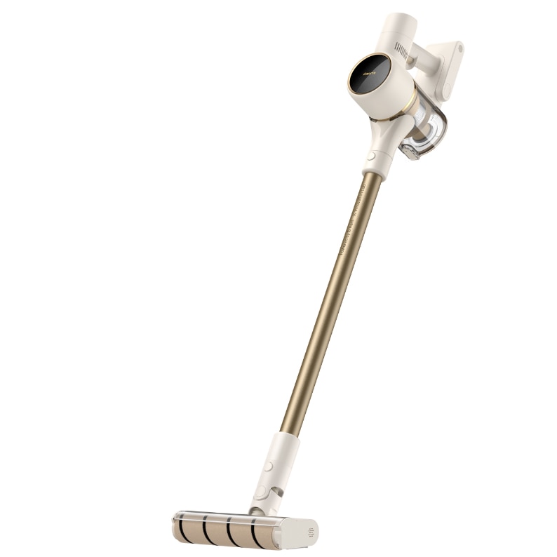 Aspirator vertical wireless, Dreame, R10, iluminare LED, 350W, rezervor 600 ml, autonomie 60 minute, Crem