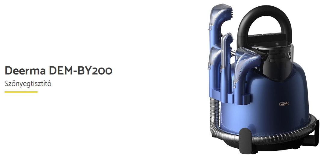 Aspirator, Deerma, DEM-BY200, 950W, 1600 ml, Albastru - eMAG.ro