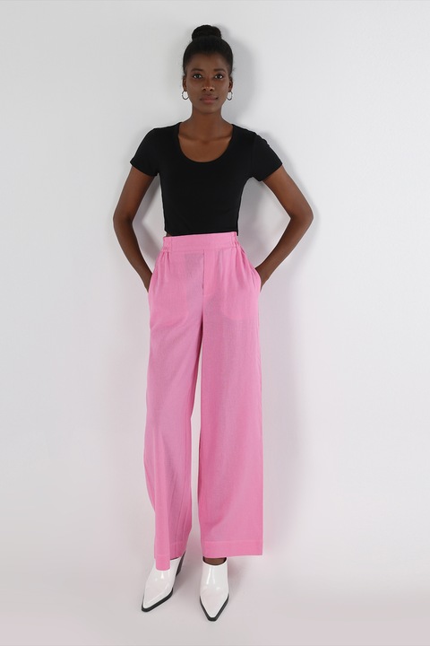 COLIN'S, Pantaloni din amestec de in, Roz