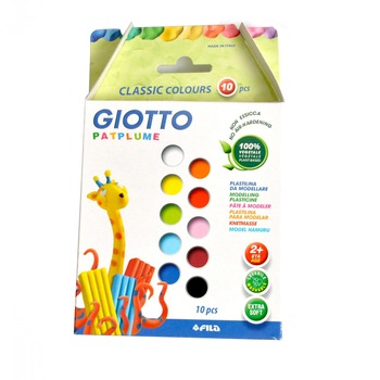 Plastilina GIOTTO PATPLUME 10 culori Plastilina GIOTTO PATPLUME 10 culori