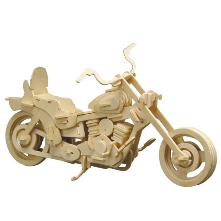 Puzzle 3D, Pebaro, Model motocicleta, Lemn