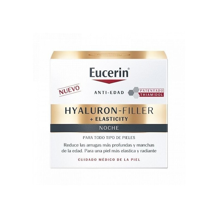 Крем за лице, Eucerin, Hyaluron-Filler, формула против стареене с хиалуронова киселина и антиоксиданти, 50 ml