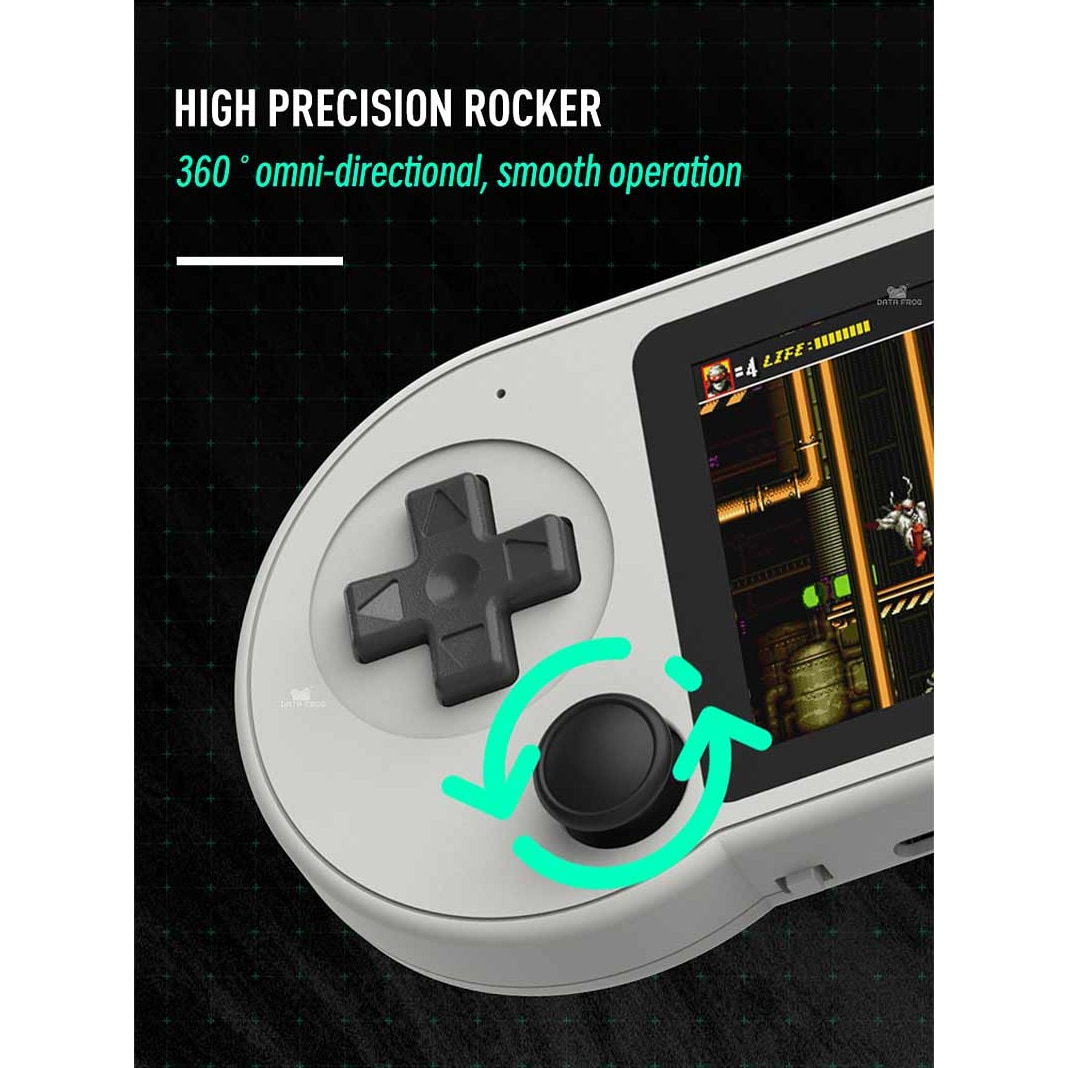 Consola de joc DATA FROG SF2000, portabila, suport pentru 7+ emulatoare retro si cu 6000 de jocuri preinstalate