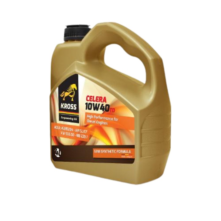 Kross motorolaj, Celera TD, 10W40, félszintetikus, 4 literes