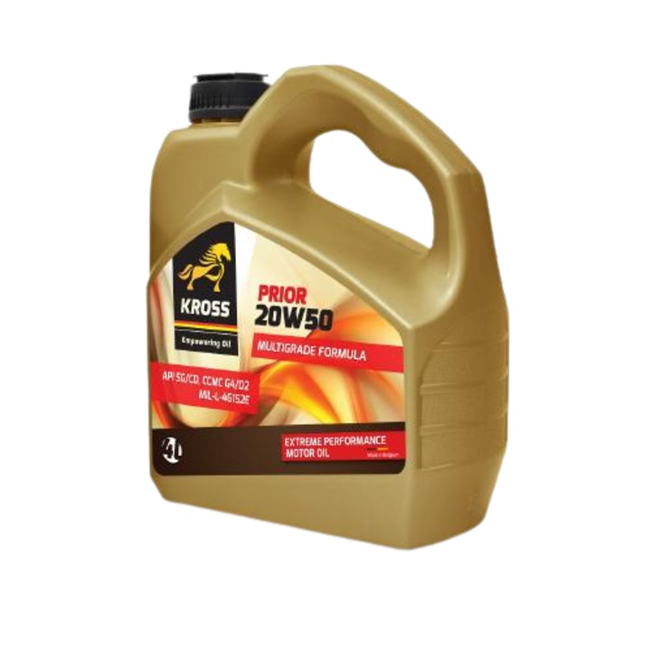 Kross Motorolaj, Prior, 20W50, Ásványi, 4L