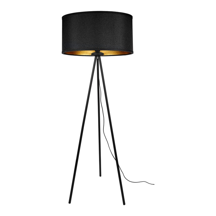 Подова лампа ADVITI KYLO 1P AD-LD-6454BE27T, 1x60W, E27, статив, черен/златен