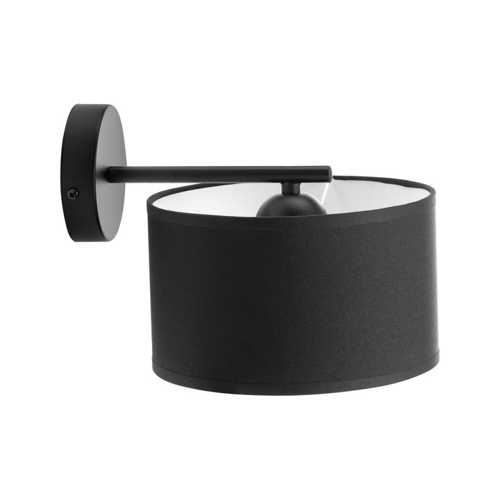 Adviti Rollo AD-LD-6341BE27T Falilámpa, E27, 1 x 60W, fekete