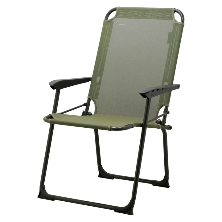 Scaun compact de camping pliabil „San Marino” Travellife, verde