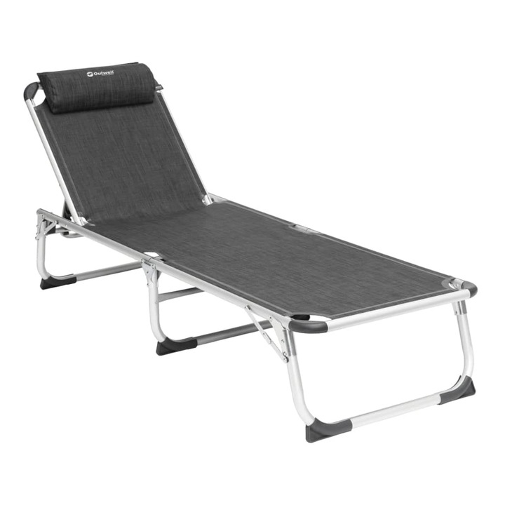 Outwell "New Foundland" összecsukható nyugágy, fekete és szürke