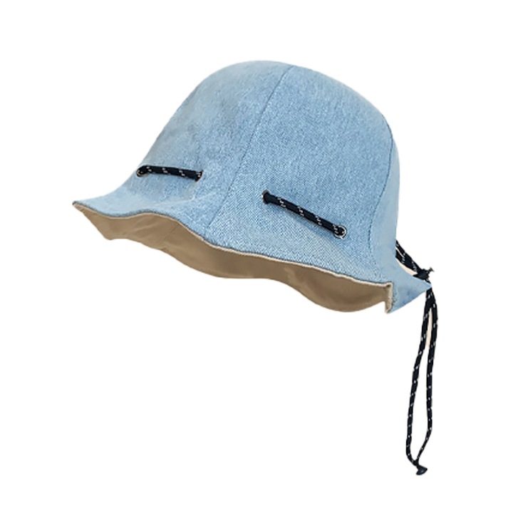 Рибарска шапка, Qttvbtna, Памук, Синя, 56-58 см