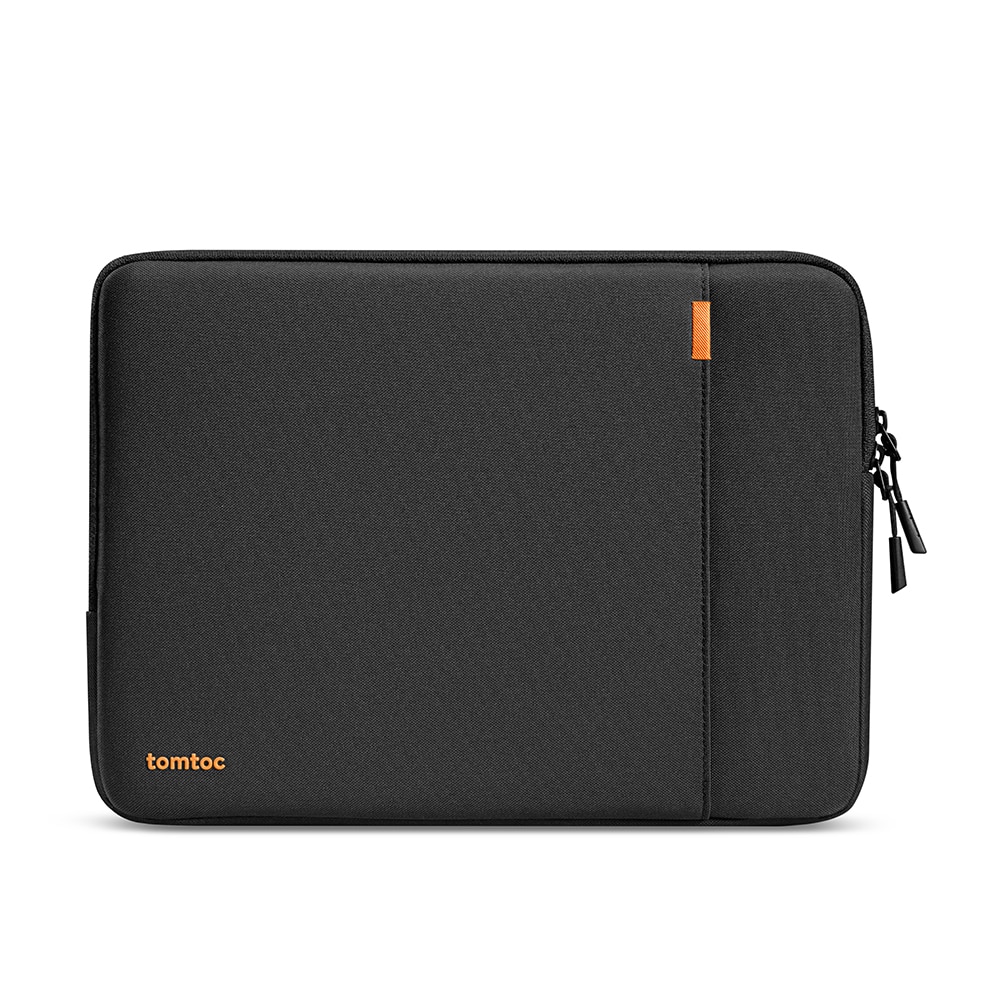Husa laptop 16" Tomtoc Sleeve (A13F2D1), Protectie la colturi si Protectie Grad Militar, Black