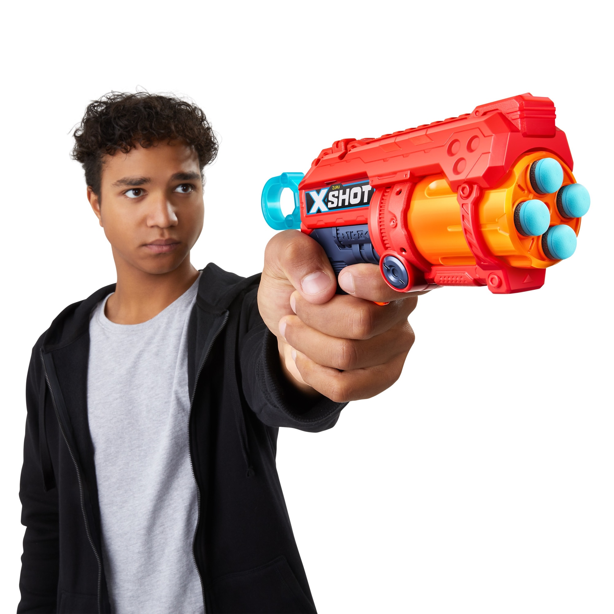 Blaster X-Shot - Excel Fury 4, 16 proiectile - eMAG.ro