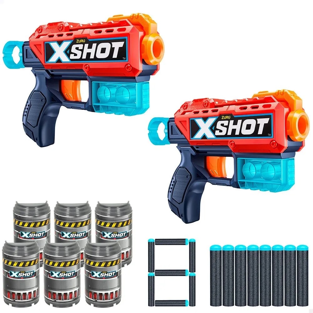 YienThot 　２点セット Set 2 blastere X-Shot - Excel Kickback, 8 proiectile - eMAG.ro