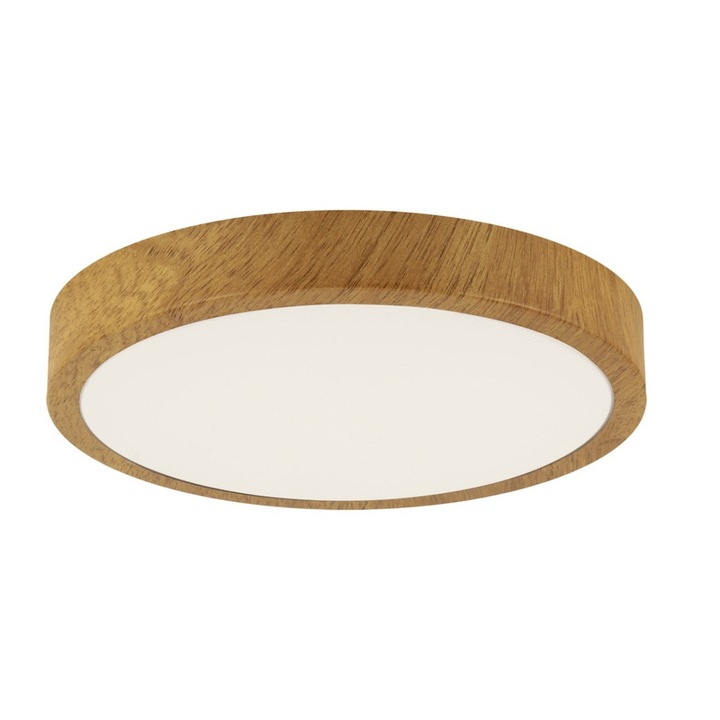 Strühm ATUT kör alakú 36W-os Led lámpa, tölgy, 480x480 mm, IP44-es védettségű