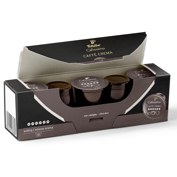 Kávé Tchibo Cafissimo Caffè Crema Intense, 10 kapszula, 70 g - eMAG.hu