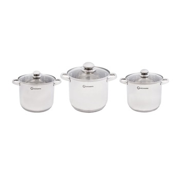 Set oale 6 piese Grunberg, Capac, Argintiu Set oale 6 piese Grunberg, Capac, Argintiu