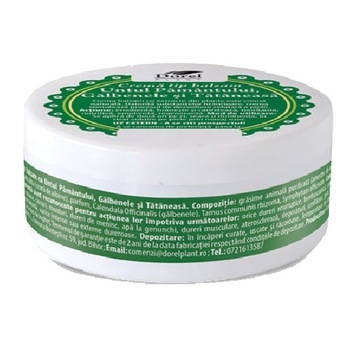 Crema Untul Pamantului Galbenele si Tataneasa 100g Dorel Plant Crema Untul Pamantului Galbenele si Tataneasa 100g Dorel Plant