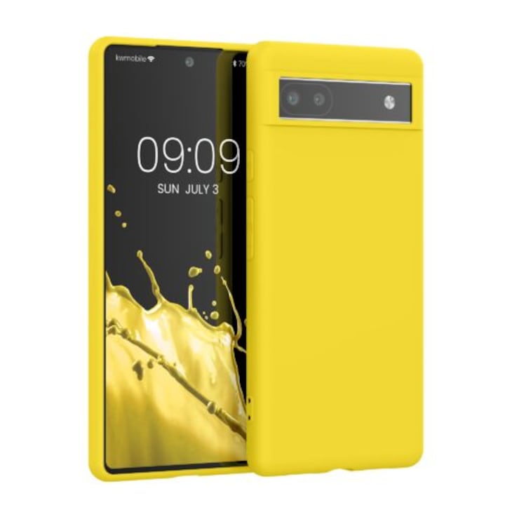 ΠΠ°ΠΏΠ°ΠΊ kwmobile Π·Π° Google Pixel 6a, ΡΠΈΠ»ΠΈΠΊΠΎΠ½, ΠΆΡΠ»Ρ, 57799.165