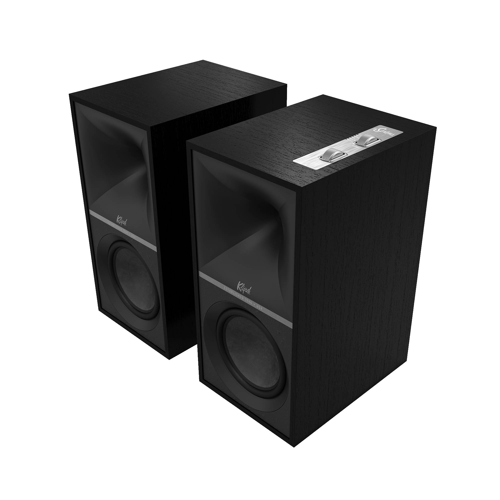 Set 2 boxe active Klipsch The Sevens, Matte Black - eMAG.ro