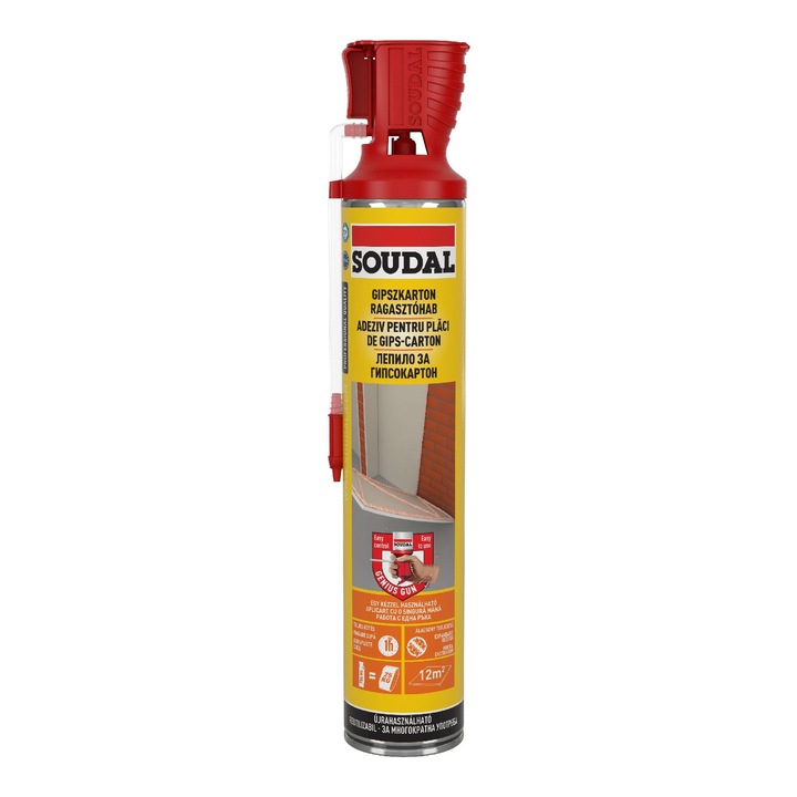 Adeziv gips carton Soudal Easy Soudabond, cu pai, tip pasta, 750 ml