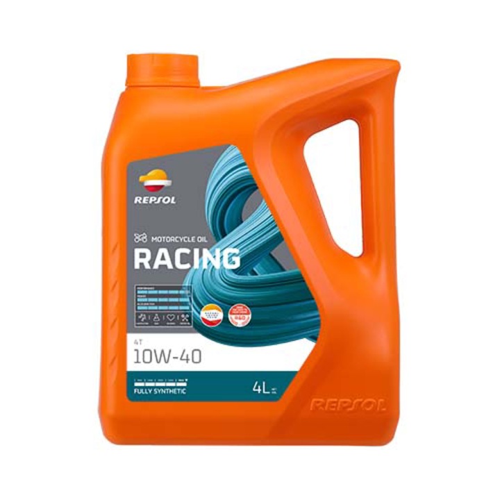 Ulei Repsol Pentru Motociclete, Racing 4T, 10W40, 4L