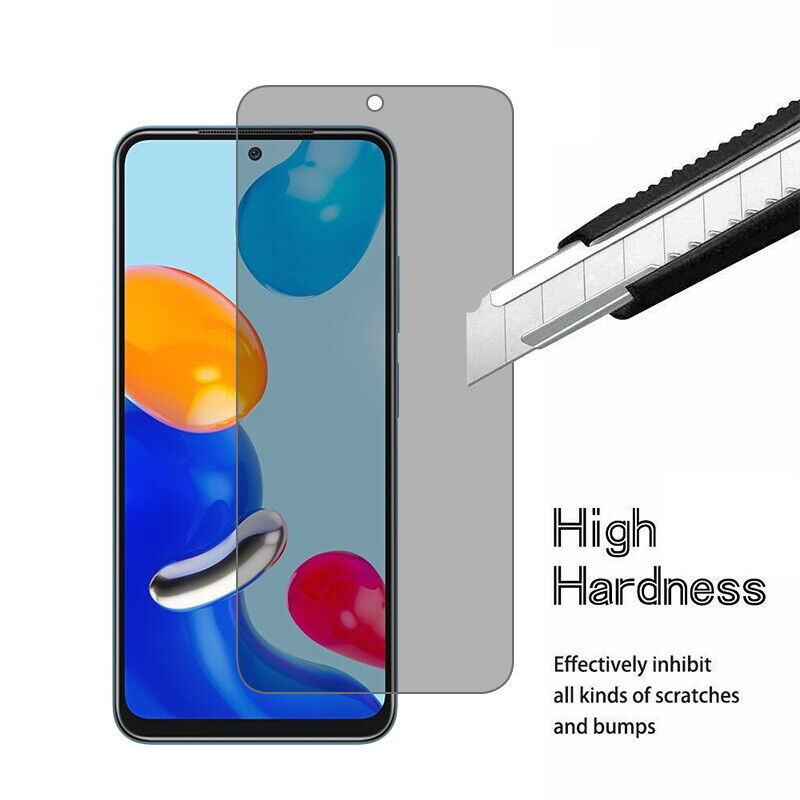 Folie Privacy Compatibila cu Xiaomi Mi 11T, Full Cover, Full Glue 6D, Calitate Premium, Black