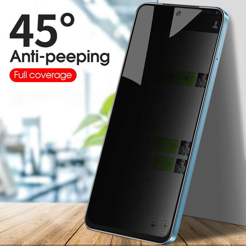 Folie Privacy Compatibila cu Xiaomi Mi 11T, Full Cover, Full Glue 6D, Calitate Premium, Black