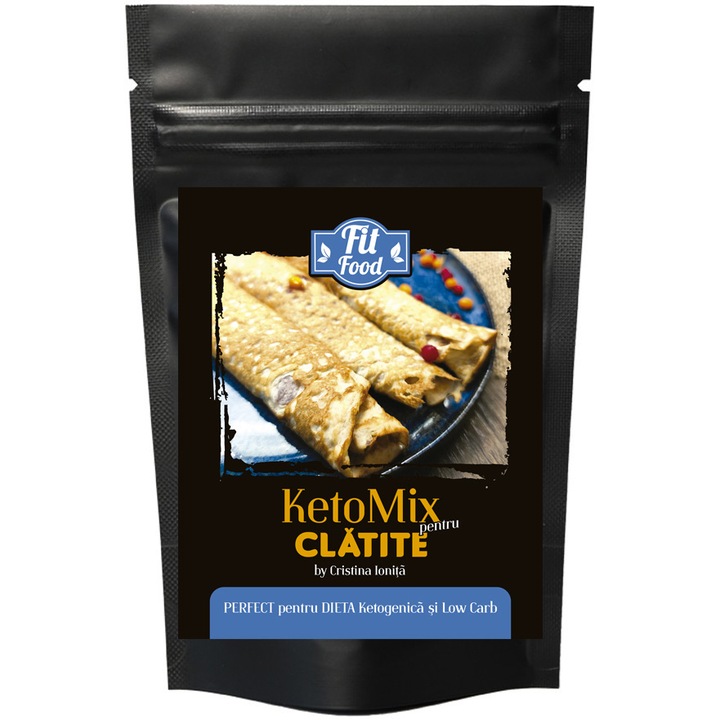 Ketomix Low-carb pentru Clatite, Fit Food, 100g