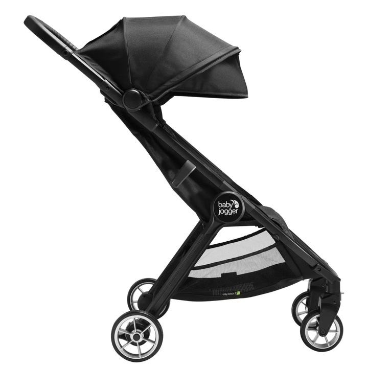 Carucior pentru copii, City Tour 2, Baby Jogger, 6.5 kg, Negru/ Gri