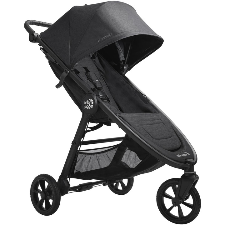 Бебешка количка, City Mini GT2, Baby Jogger, 10,4 кг, Черна/Сива