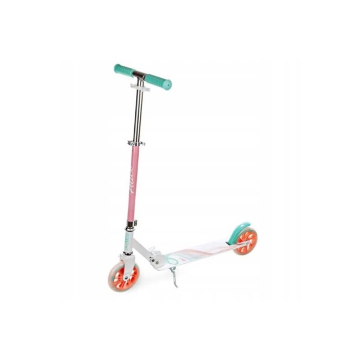Trotineta Raven Alice, Roti cu LED, Alb, 145 mm