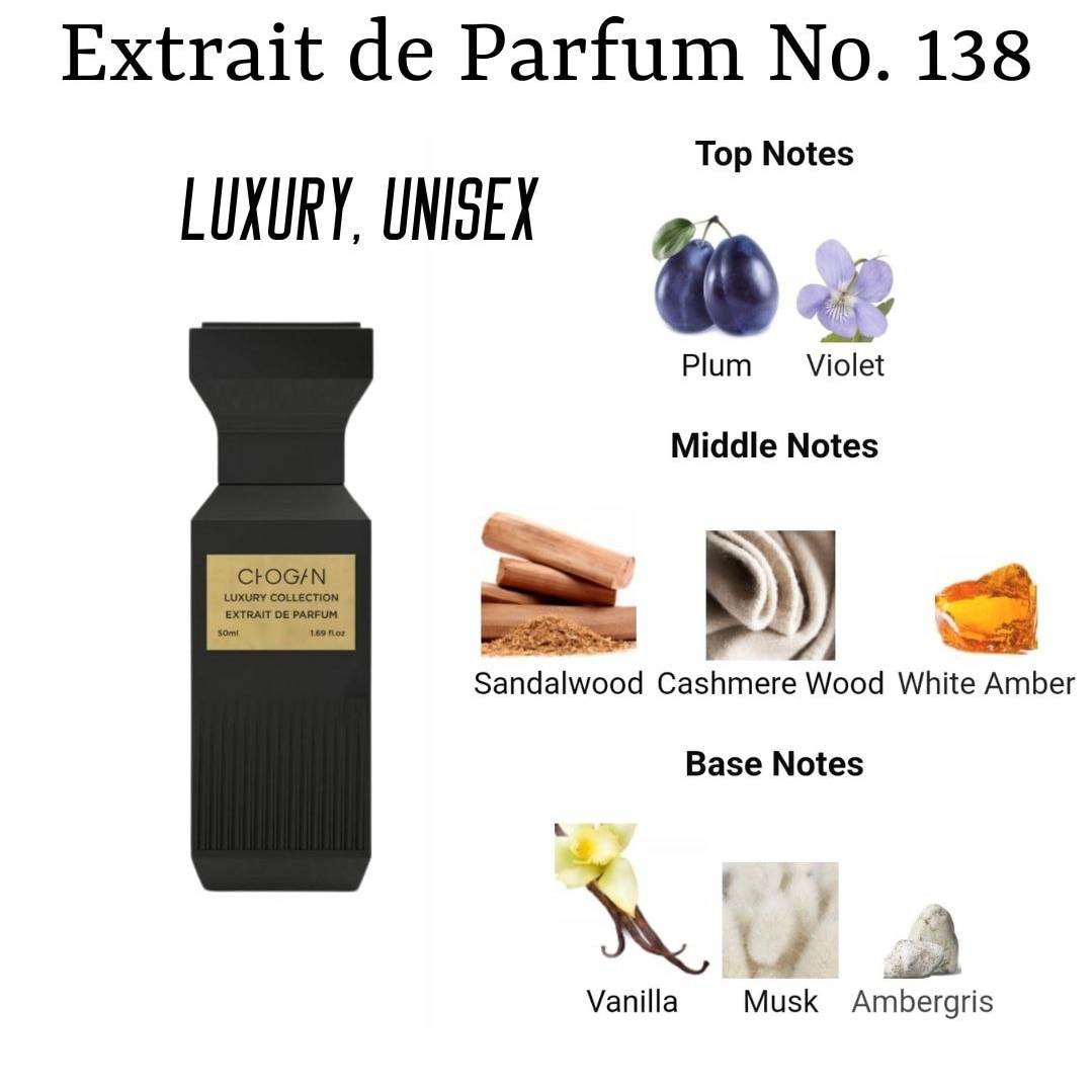 Chogan Luxury perfume 50ml/esenta 118