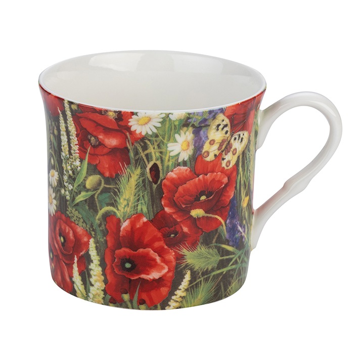 Чаша Димс-92, Макове, 975807, Фин костен порцелан