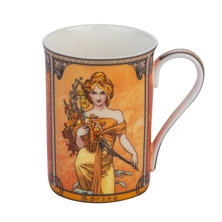 Чаша Димс-92, 4 Сезона, Фин костен порцелан, Пролет