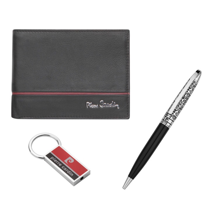 Комплект Портфейл, химикал и ключодържател Pierre Cardin, PCS-0602
