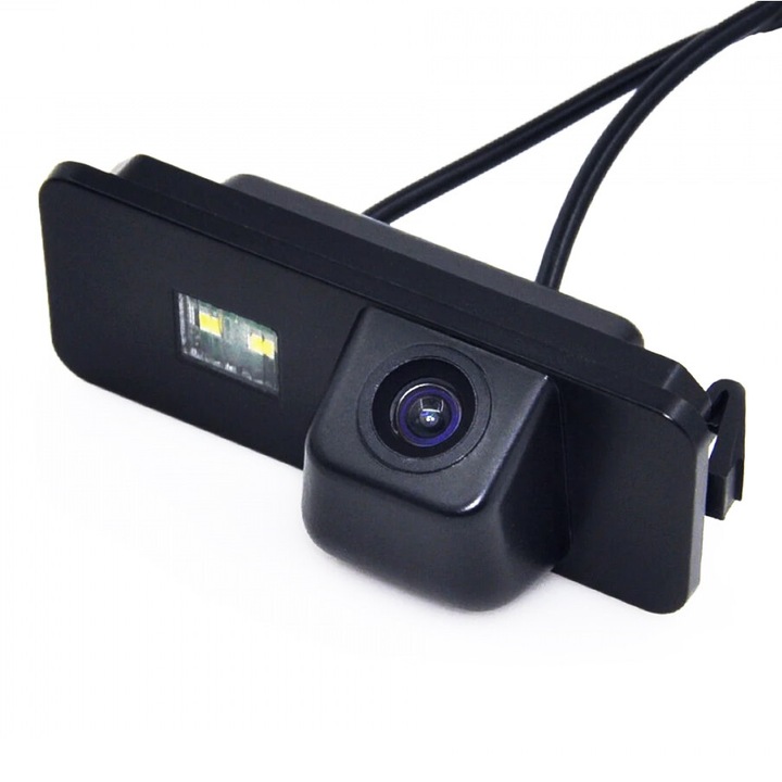 Camera marsarier HD, unghi 170 grade cu Night Vision VW Passat B6, B7 Variant, Golf 6 Variant, Sharan, Touran, Touareg, Jetta, Polo V