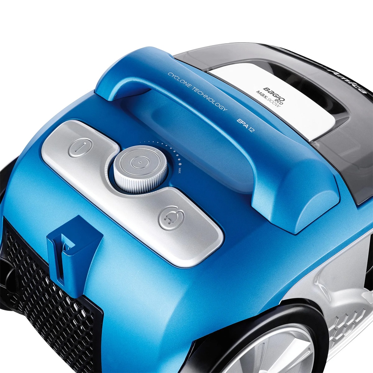 Aspirator fara sac Amica Bagio Eco VM 3041, 900 W, 1.5 l, Albastru