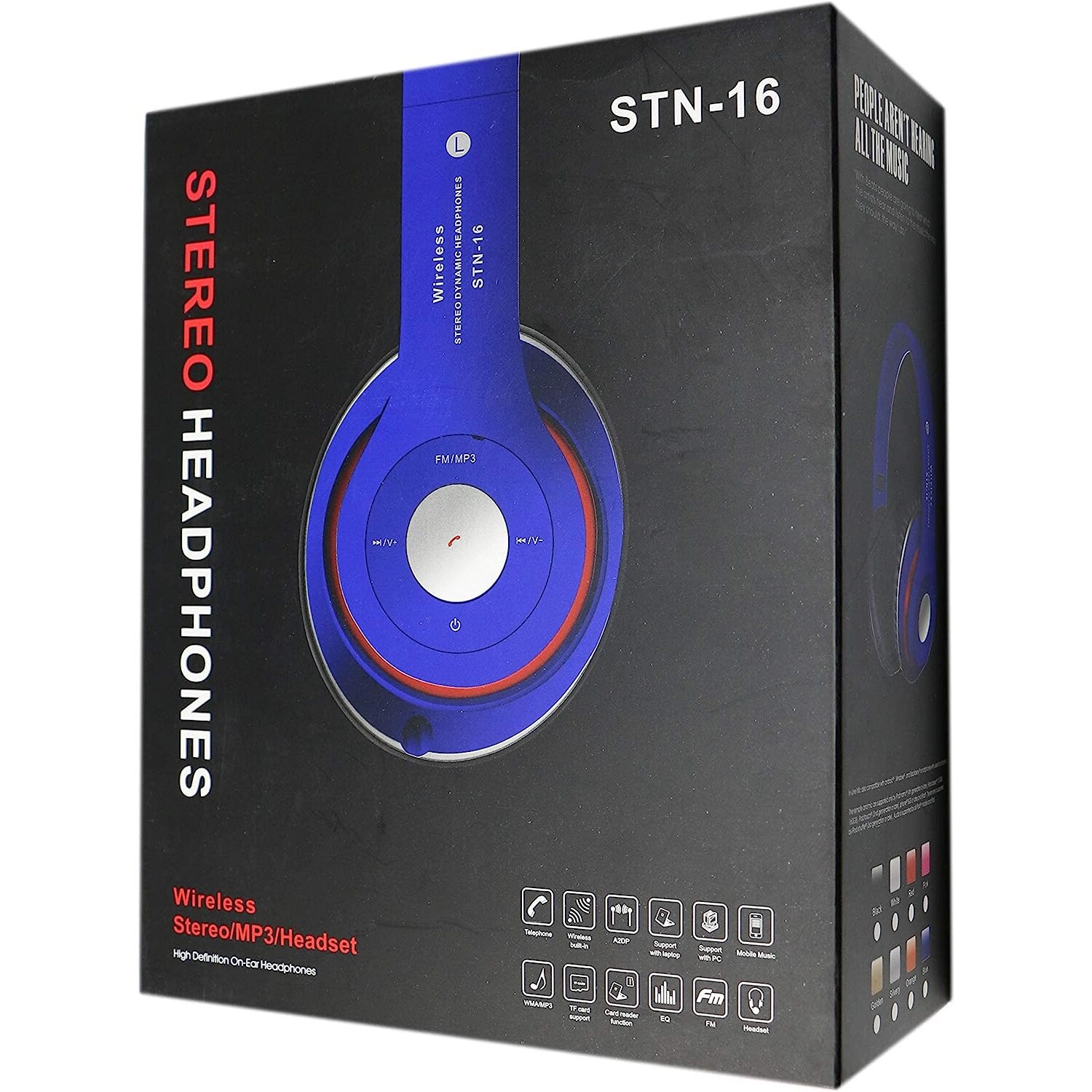 STN-16 sztereó fülhallgató fejhallgató, Bluetooth/vezeték nélküli ...
