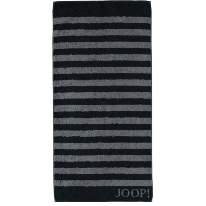 Хавлия за баня, Joop, райета, 145049, 50x100 см, черна