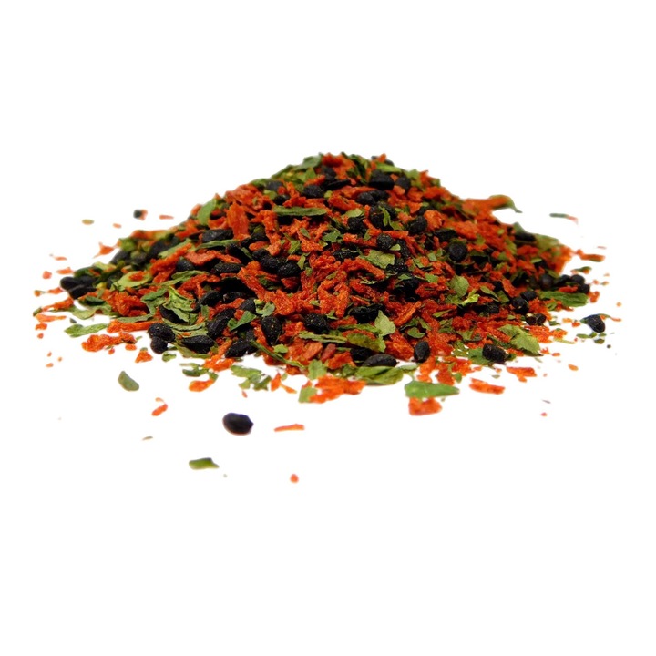 Mix de rosie maruntita, chimen negru si usturoi salbatic, 1 kg