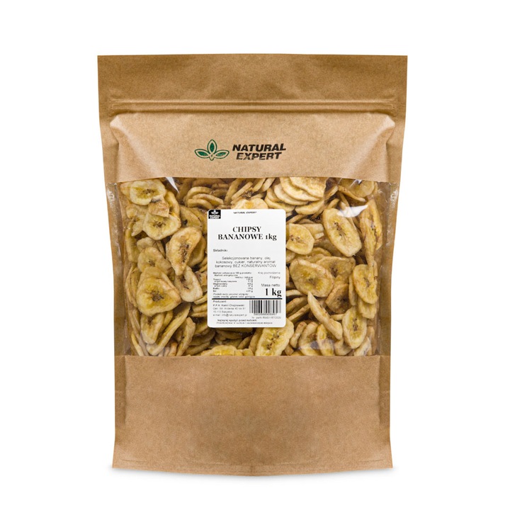 Chips de banane, Natural expert, 1kg