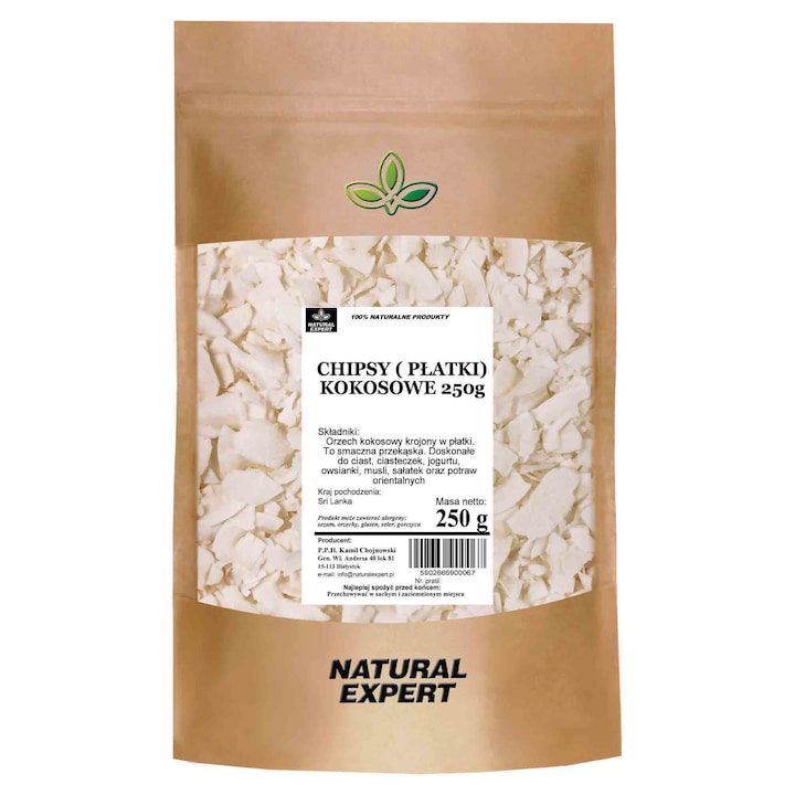 Fulgi de cocos, Natural Expert, 250 g
