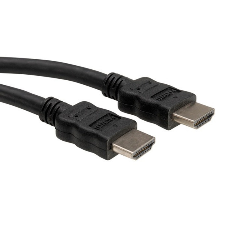Cablu HDMI High Speed cu Ethernet, Tata - Tata 10 m, Roline