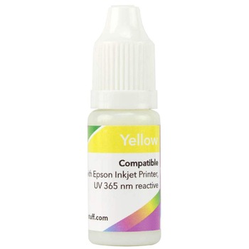 Cerneala UV invizibila yellow (galbena) pentru imprimante ink jet Epson, 10 ml Cerneala UV invizibila yellow (galbena) pentru imprimante ink jet Epson, 10 ml