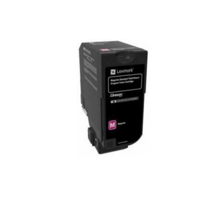 Тонер касета Lexmark 74C2SM0, цвят magenta, 7k