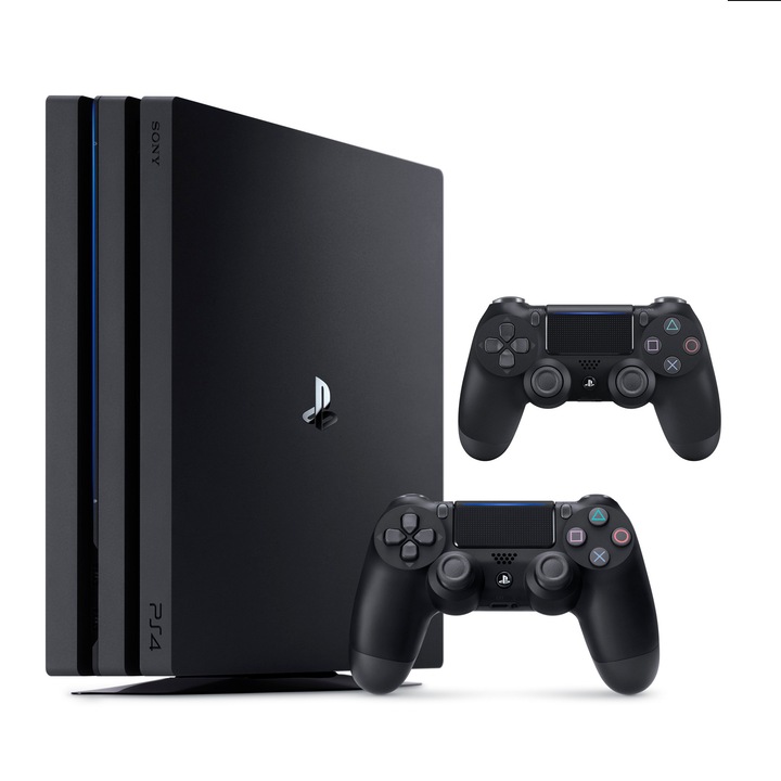 Конзола Sony Playstation 4 PRO ( NEO), 1 TB, Черна с Джойстик Sony Dualshock 4 v2, Черен