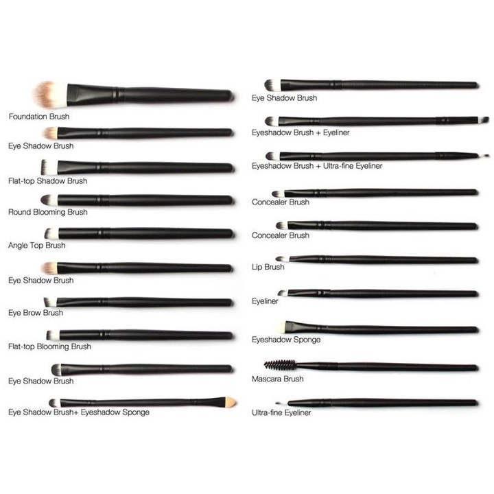 20 db Classy Black sminkecset készlet