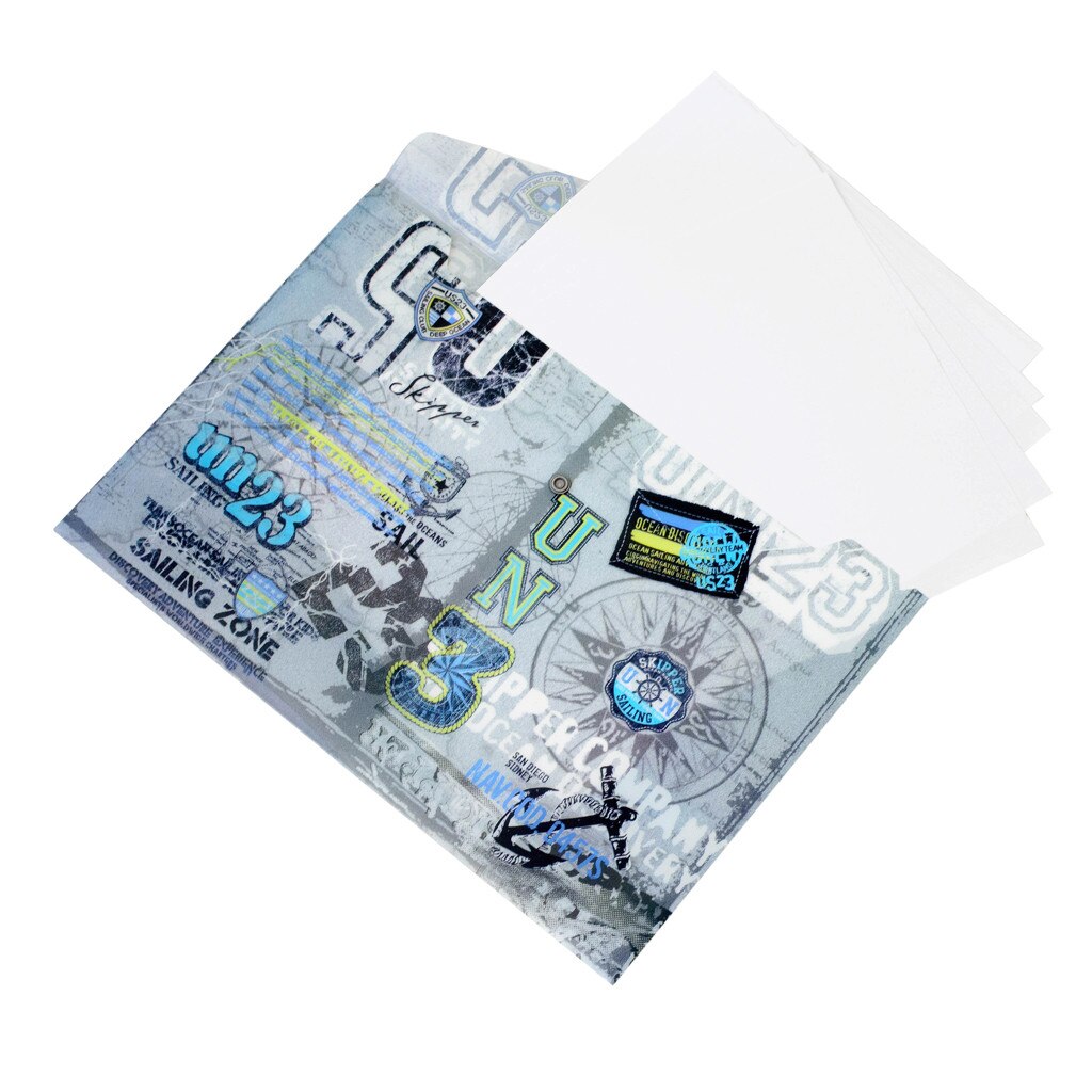 Mapa color cu capsa Kunst Sun Gri A4