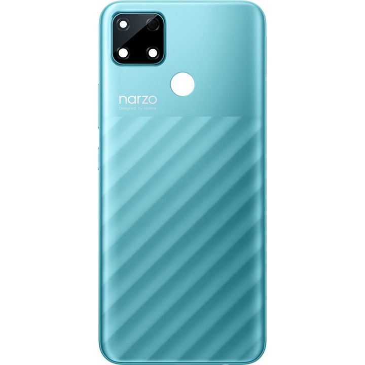 Капак на батерията Realme Narzo 30A, син (лазерно син), сервизен пакет 4906643
