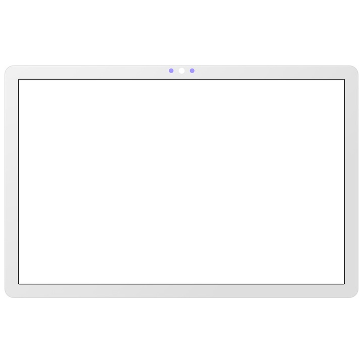 Huawei MatePad T 10s Screen Glass, бял